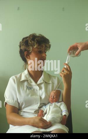 NHS 1980s. Premature Baby Unit at Nottingham General Hospital, a ...