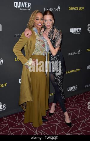 Erica Peeples und Jaime King beim Special Screening des Kinofilms Lights Out im The London. West Hollywood, 20.02.2024 *** Erica Peeples and Jaime King at the special screening of the movie Lights Out at The London West Hollywood, 20 02 2024 Foto:xD.xStarbuckx/xFuturexImagex lights 4290 Stock Photo