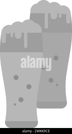 Beers icon vector image. Suitable for mobile application web application and print media. Stock Vector