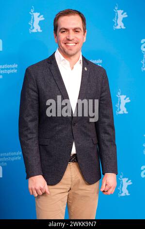 Philipp Lahm beim Photocall zum Kompilationsfim Elf mal morgen: Berlinale Meets Fußball / Eleven Tomorrows: Berlinale Meets Football auf der Berlinale 2024 / 74. Internationale Filmfestspiele Berlin im Hotel Grand Hyatt. Berlin, 21.02.2024 *** Philipp Lahm at the photocall for the compilation film Elf mal morgen Berlinale Meets Football Eleven Tomorrows Berlinale Meets Football at the Berlinale 2024 74 Berlin International Film Festival at the Hotel Grand Hyatt Berlin, 21 02 2024 Foto:xD.xBedrosianx/xFuturexImagex elf 4205 Stock Photo