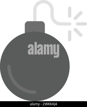 Bomb icon vector image. Suitable for mobile application web application and print media. Stock Vector