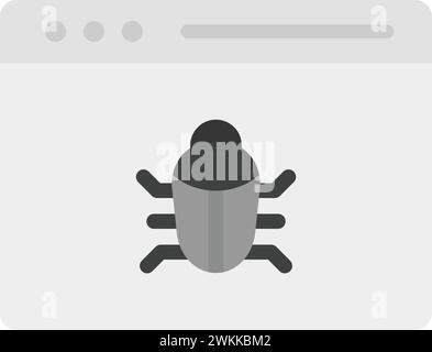 Bug Fixing icon vector image. Stock Vector