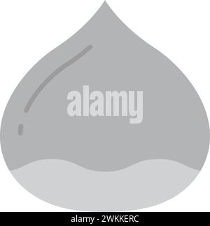 Chestnut icon vector image. Suitable for mobile application web application and print media. Stock Vector