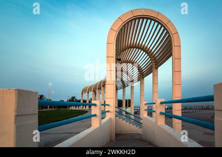 Wonderful morning view in Marjan island in Dammam Corniche -Saudi Arabia. Stock Photo