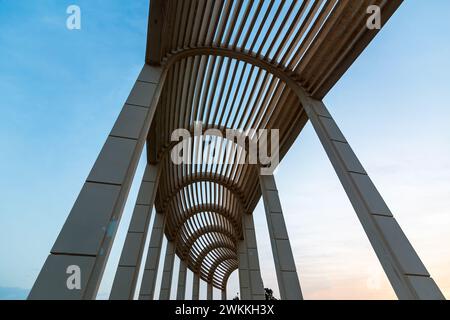 Wonderful morning view in Marjan island in Dammam Corniche -Saudi Arabia. Stock Photo