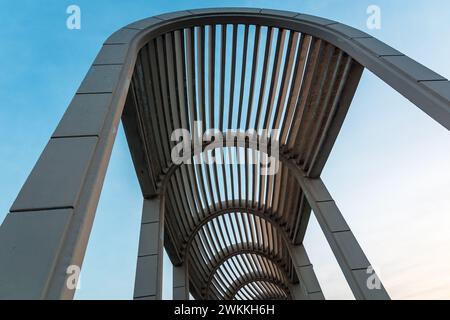 Wonderful morning view in Marjan island in Dammam Corniche -Saudi Arabia. Stock Photo