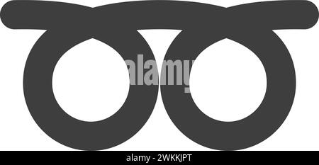 Curly Loop icon vector image. Stock Vector