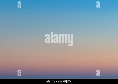 Gradient abstract background of sunset sky, blue, pink color. Stock Photo