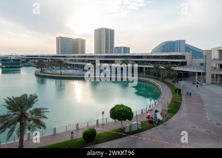 Manama, Bahrain - December 28, 2023: The Lagoon Park Manama Bahrain Stock Photo