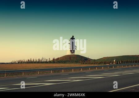 Russia. July 17, 2021. Tver region. Rzhev - Monument to Fallen Wars in World War II Stock Photo