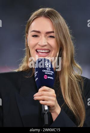 Laura Woods TNT sports presenter during the Premier League match ...