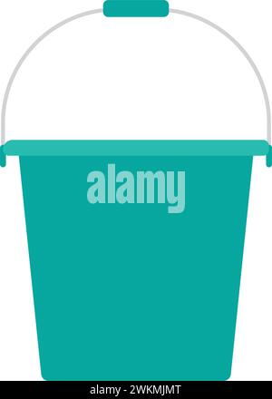 Colored gardening bucket icon Vector Stock Vector