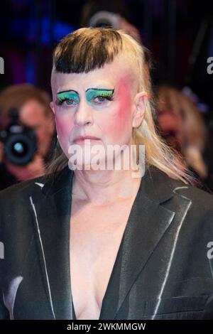 Berlin, Germany. 21st Feb, 2024. Peaches attending the Spaceman Premiere during the 74th Berlinale International Film Festival Berlin at Grand Hyatt Hotel in Berlin, Germany, on February 21, 2024. Photo by Aurore Marechal/ABACAPRESS.COM Credit: Abaca Press/Alamy Live News Stock Photo