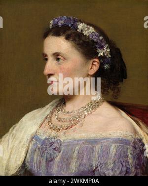 Duchess de Fitz-James. Henri Fantin-Latour.1867. Stock Photo