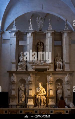 San Pietro in Vincoli, also known as St. Peter in Chains, contains one