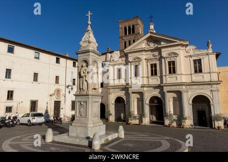 Basilica di San Bartolomeo allÕIsola in Italy. Stock Photo