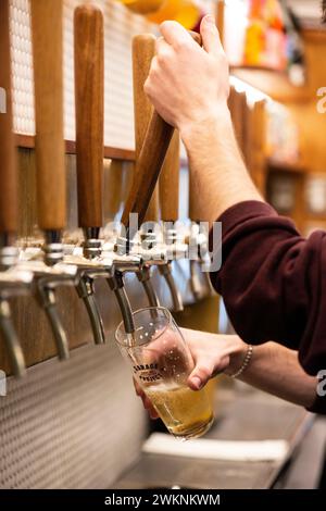 The Garage Project, beer tasting and bar, Wellington, New Zealand Stock Photo