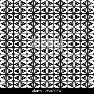 Black And White Geometric Arrowhead Pattern Background Stock Vector