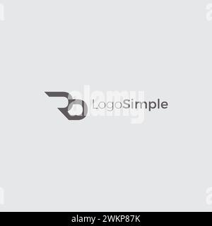 RB Logo Design. Letter RB Icon Stock Vector