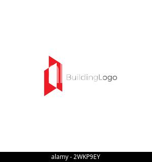 Building logo modern and simple design. Town Logo Stock Vector