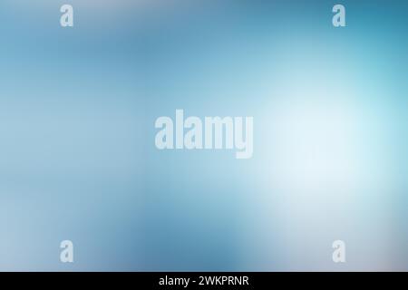 Abstract soft blue gradient background with smooth light lines for copy space. Stock Photo