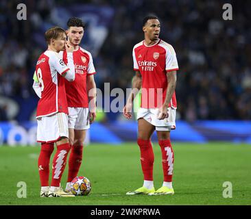 Declan Rice (Arsenal), Martin Odegaard (Arsenal) and Ezri Konsa ...