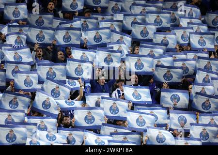 Porto, Portugal. 21st Feb, 2024. Porto fans during the UEFA Champions League match at the Estadio do Dragao, Porto. Picture credit should read: David Klein/Sportimage Credit: Sportimage Ltd/Alamy Live News Stock Photo