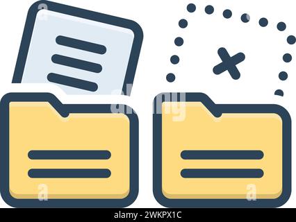 Icon for missing data,missing Stock Vector