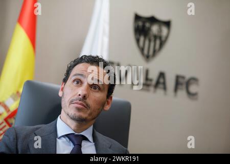 Seville, 01/30/2024. Interview with the president of Sevilla FC, José María del nido Carrasco. Photo: Raúl Doblado. Archsev. Credit: Album / Archivo ABC / Raúl Doblado Stock Photo