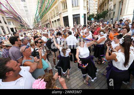 Malaga, 08/12/2023. Beginning of the Fair. Larios street center. Photo: Francis Silva. Archsev. Credit: Album / Archivo ABC / Francis Silva Stock Photo