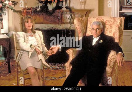 FATHER OF THE BRIDE  1991 Buena Vista Pictures Distribution film with  Diane Keaton as Nina Banks and Steve Martin as her husband George Stock Photo