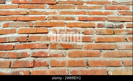 The background made of bricks, the photo is a photo of a wall made of bricks, it is very suitable to be used for the background Stock Photo