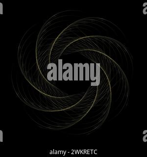 Luxury abstract background with circular lines shape. Perfect for any use. Stock Vector