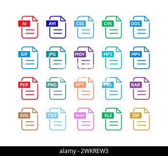 Flat icons set design for app. Perfect for any use. Stock Vector