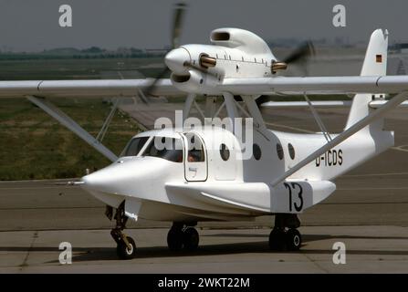 Dornier Seastar  turboprop-powered amphibious aircraftt Stock Photo