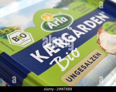 Arla Kaergarden Butter logo and symbol Stock Photo - Alamy