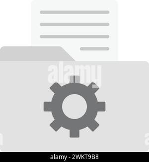 Documents Management icon vector image. Stock Vector