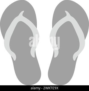 flip flops isolated icon Stock Vector Image & Art - Alamy