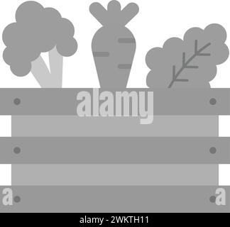 Harvested Vegetable icon vector image. Stock Vector