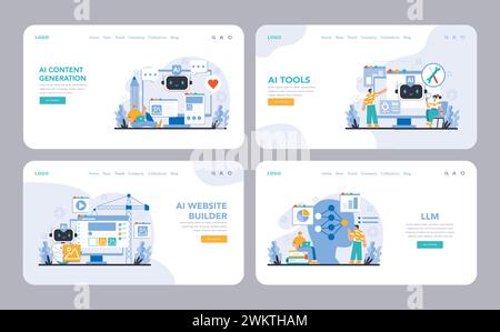 Web Page Development - modern essential vector line design icons set ...