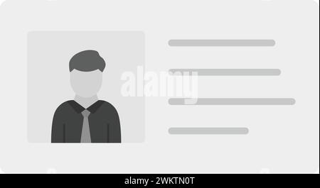 License to work icon vector image. Stock Vector