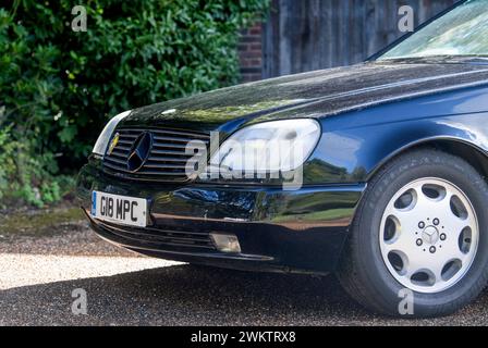 1993 W140 Mercedes 600SEC V12 S Class Coupe Stock Photo