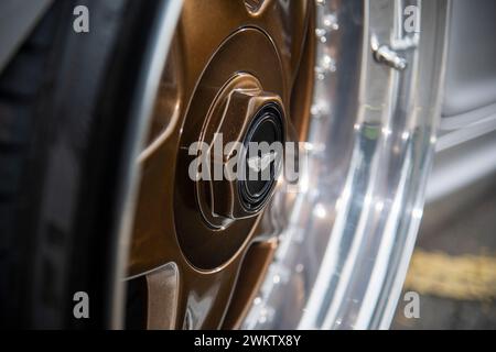 Modified E46 BMW 3 Series tourer Stock Photo