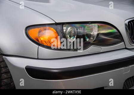 Modified E46 BMW 3 Series tourer Stock Photo