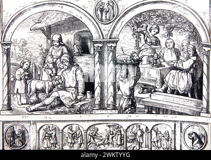 Nathan's Parable of Two Men one Rich one Poor, the Rich man had a flock ...