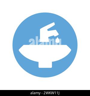 Sink Washbasin Icon Vector Illustration Stock Vector