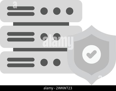 Secure Server icon vector image. Stock Vector