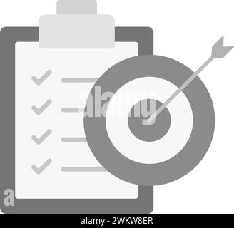 Set Goals icon vector image. Stock Vector