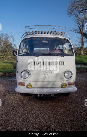 VW T2 bay window 'Holdsworth' camper van Stock Photo - Alamy
