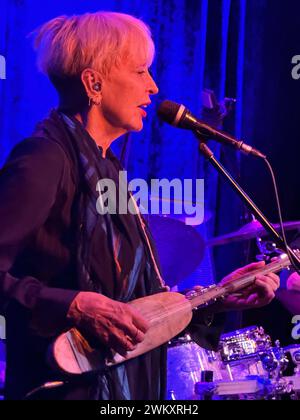 February 22, 2024, New York, New York, USA: German jazz guitarist/musician/singer LENI STERN performs at Birdland Jazz Club in Midtown Manhattan with the Mike Stern Band. (Credit Image: © Nancy Kaszerman/ZUMA Press Wire) EDITORIAL USAGE ONLY! Not for Commercial USAGE! Stock Photo